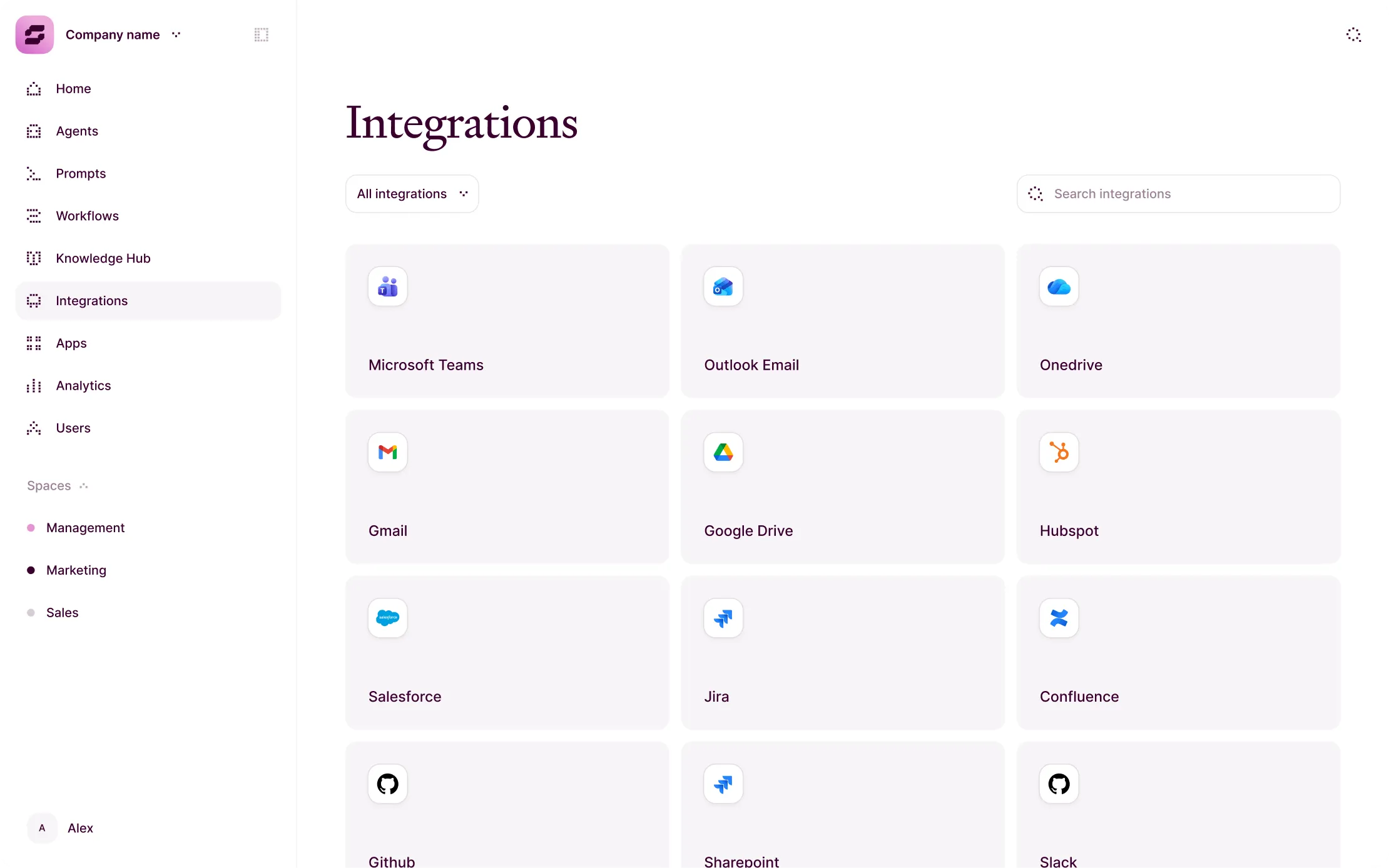 Integrations
