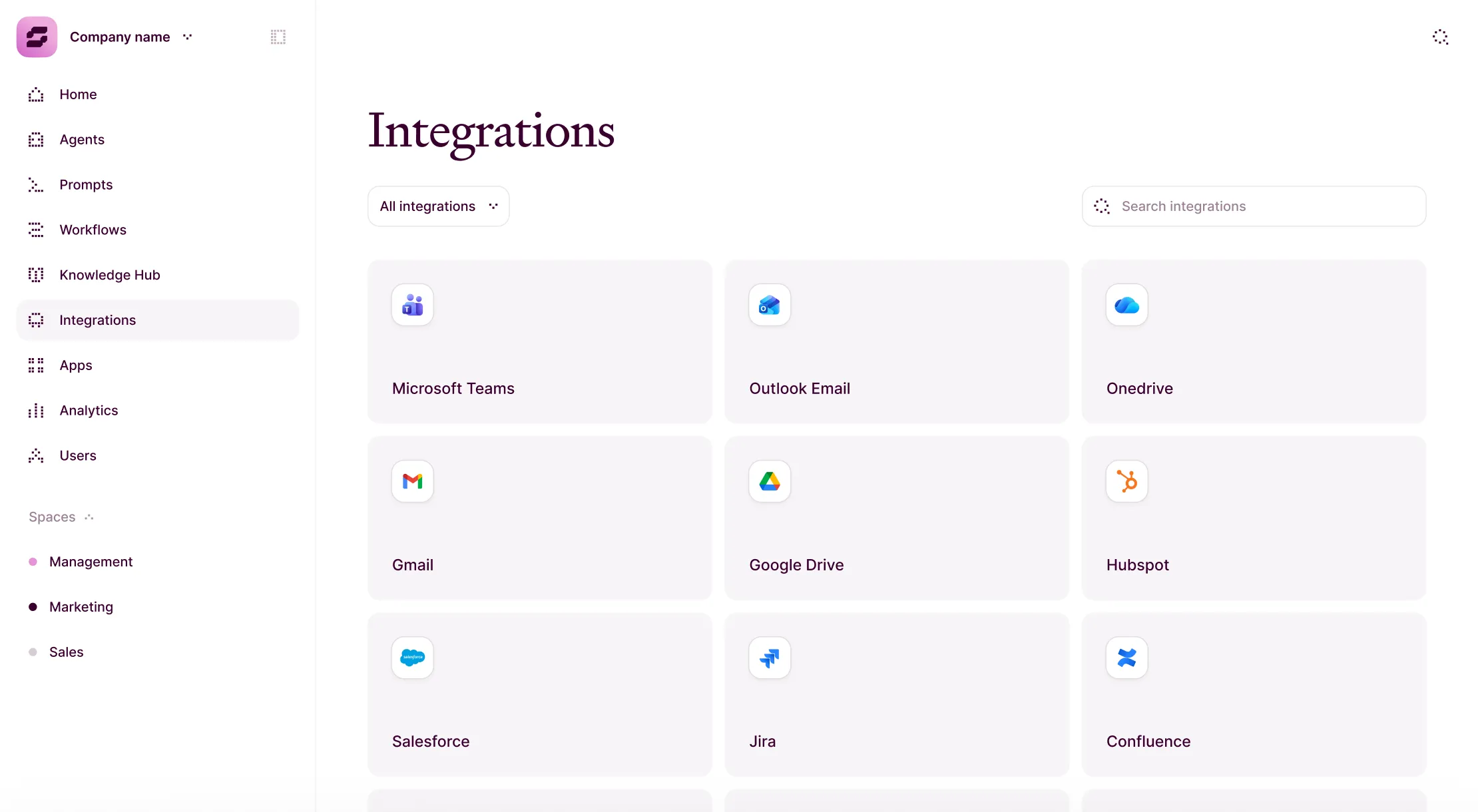 Integrations